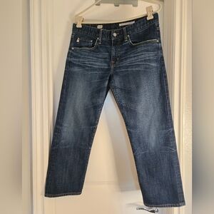 AG Adriano Goldschmied Ex-Boyfriend Crop Women's Denim Jeans, Size 30